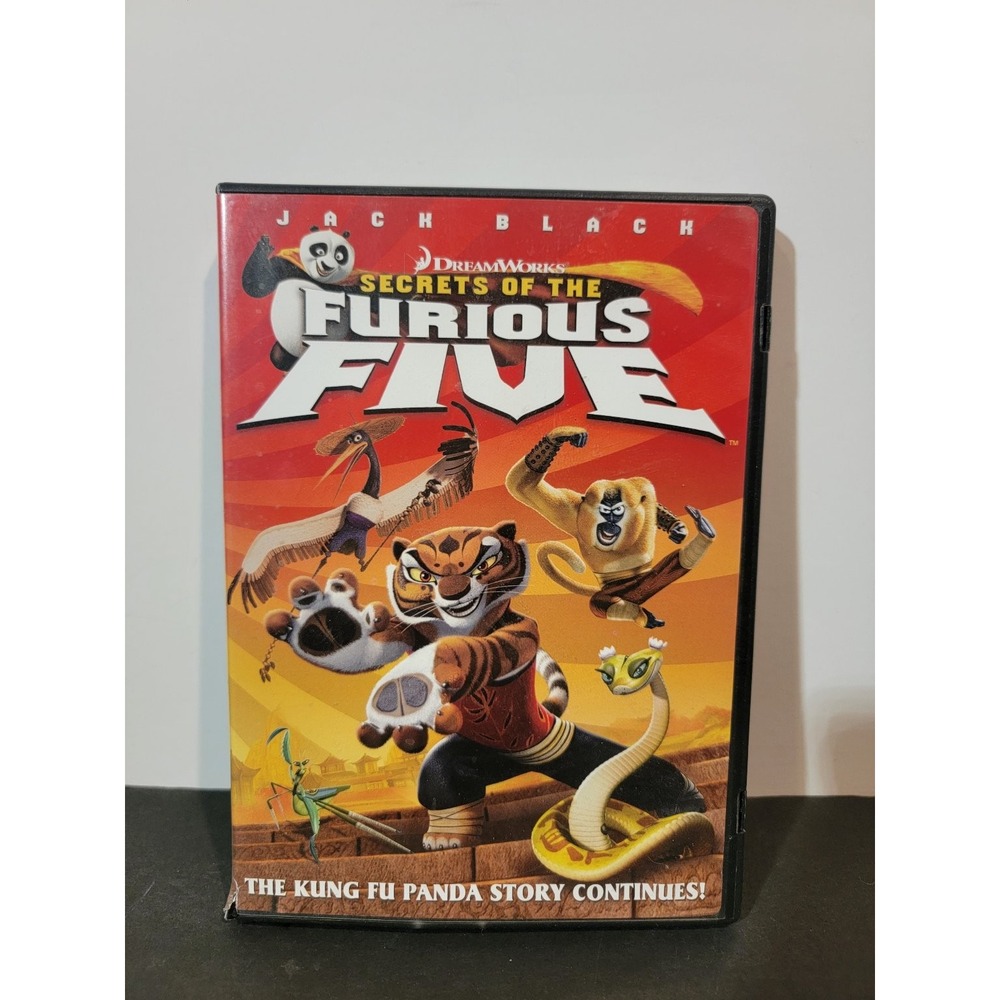 Secrets of the Furious Five DVD 2008 DreamWorks Jack Black